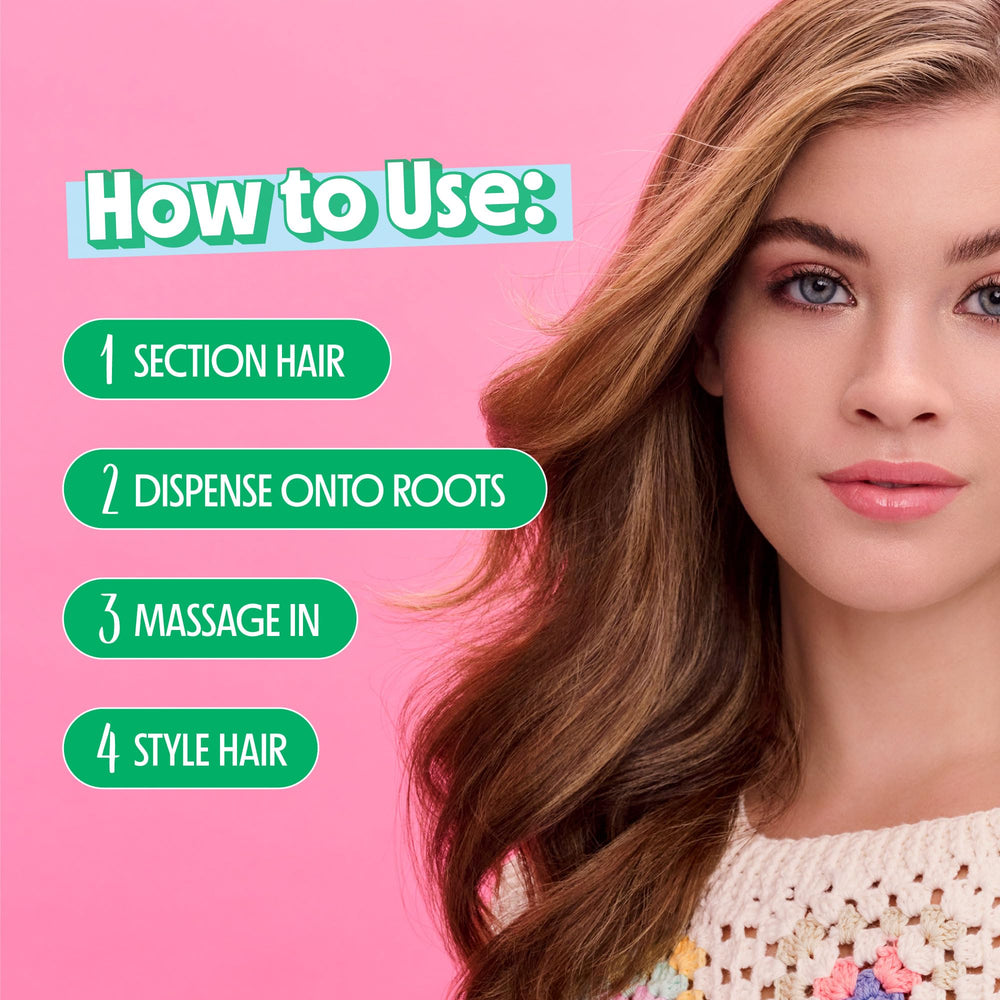 Not Your Mother's fragrance-free label on Clean Freak dry shampoo