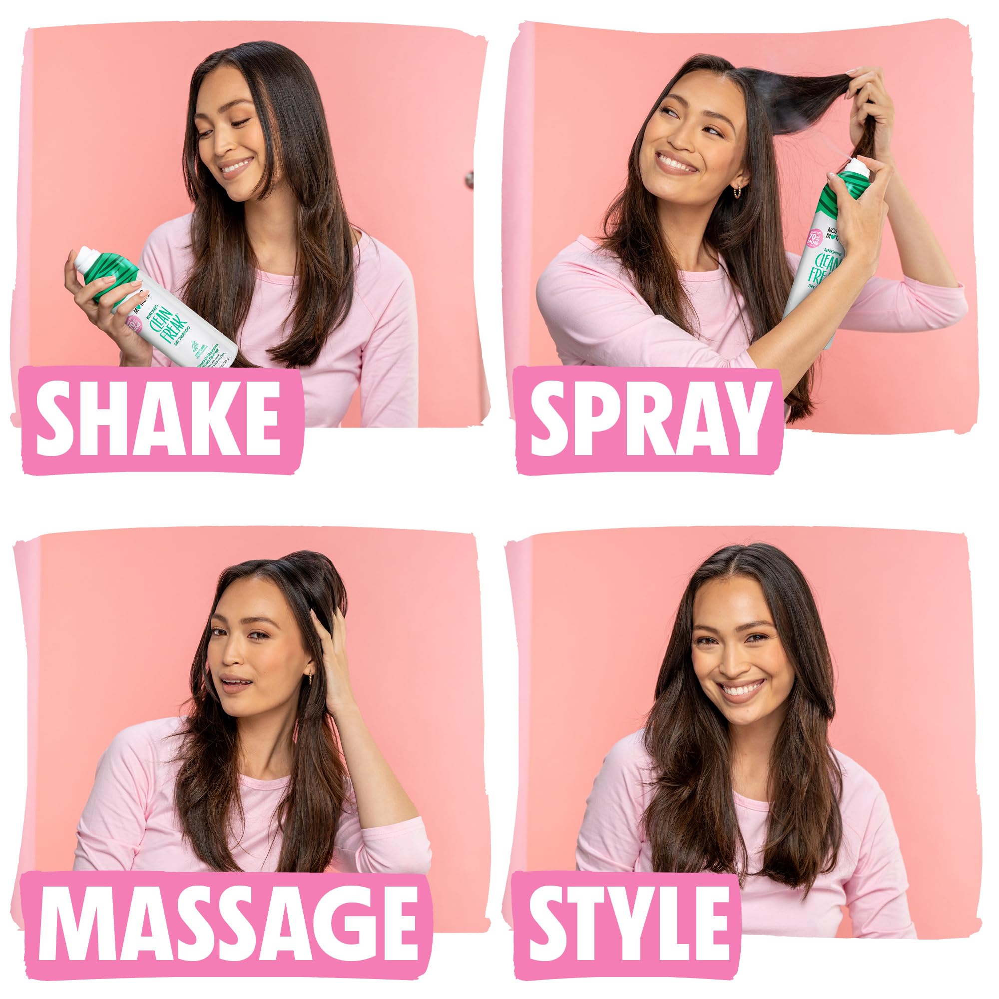 Not Your Mother's Shampoing Sec sans résidu blanc et sans rinçage