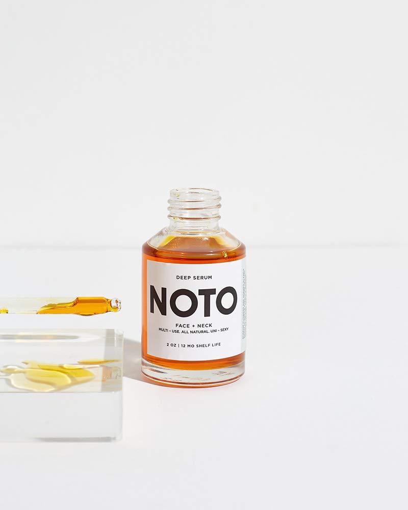NOTO Botanics Sérum Profond Naturel — texture huile légère et pénétration rapide.