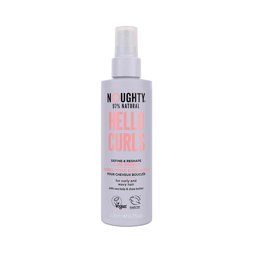 Noughty Hello Curl Define sur bouteille, boucles définies et brillance.