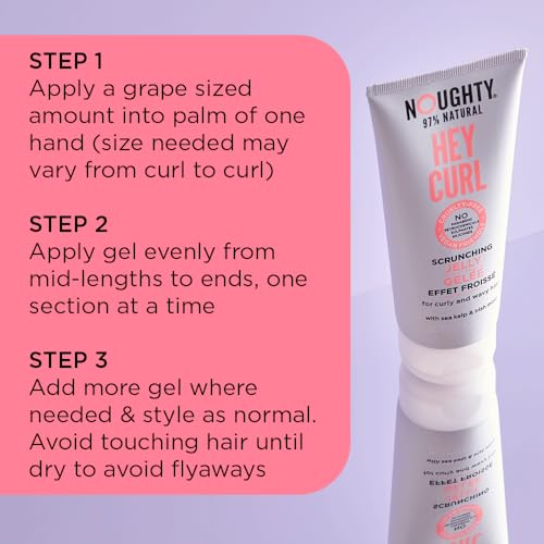 Noughty Hey Curl Jelly – application-longueurs-pointes pour une définition uniforme.