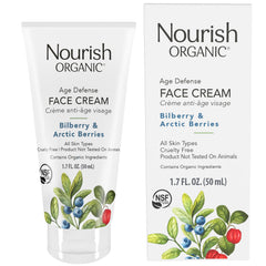 Nourish Organic Crème Visage Mytilte Arctiques – texture nourrissante pour peau sèche
