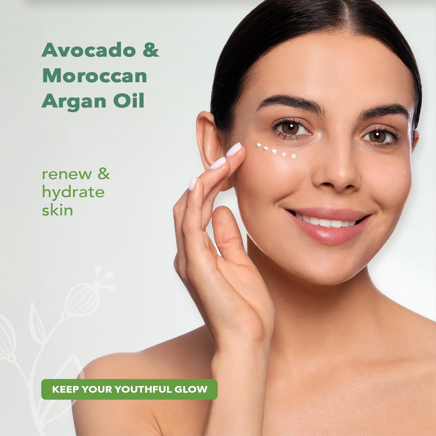 Texture légère du soin Nourish Organic contour des yeux.
