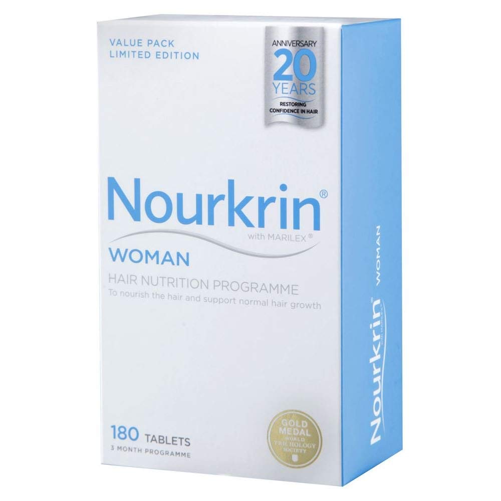 Nourkrin Woman – tablettes 180 pour soutenir la croissance capillaire féminine