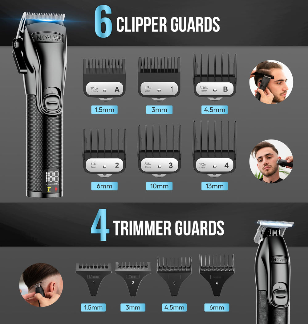 NOVAH Grooming écran LED haute définition pour suivre vitesse et énergie.