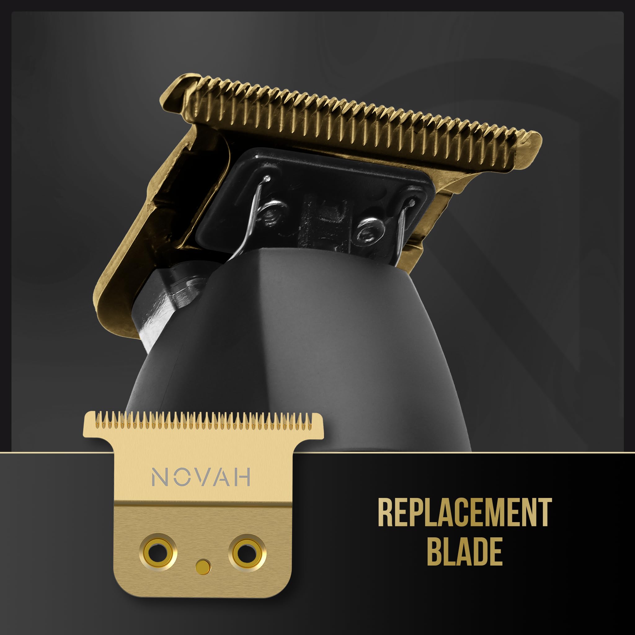Etui NOVAH Grooming, protégeant la lame lors du rangement.