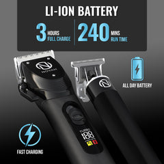 Garde-trimmer 4 pièces NOVAH Grooming pour finitions nettes.