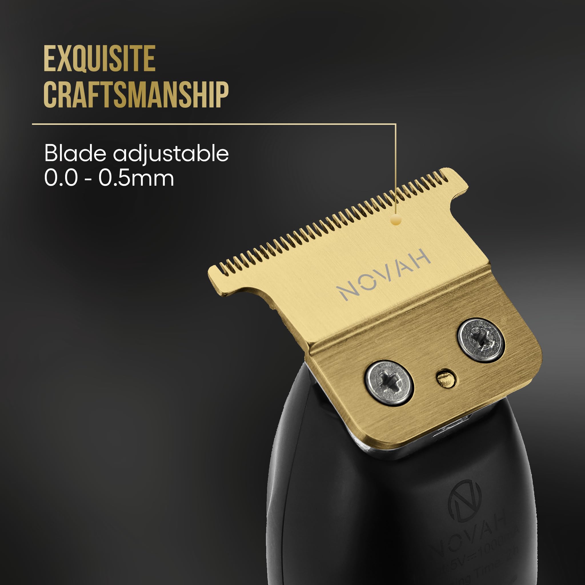 Lame universelle NOVAH Grooming, s'adapte facilement pour substitution rapide et fiable.