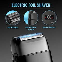 NOVAH Grooming levier taper cliquable pour dégradés rapides et précis.