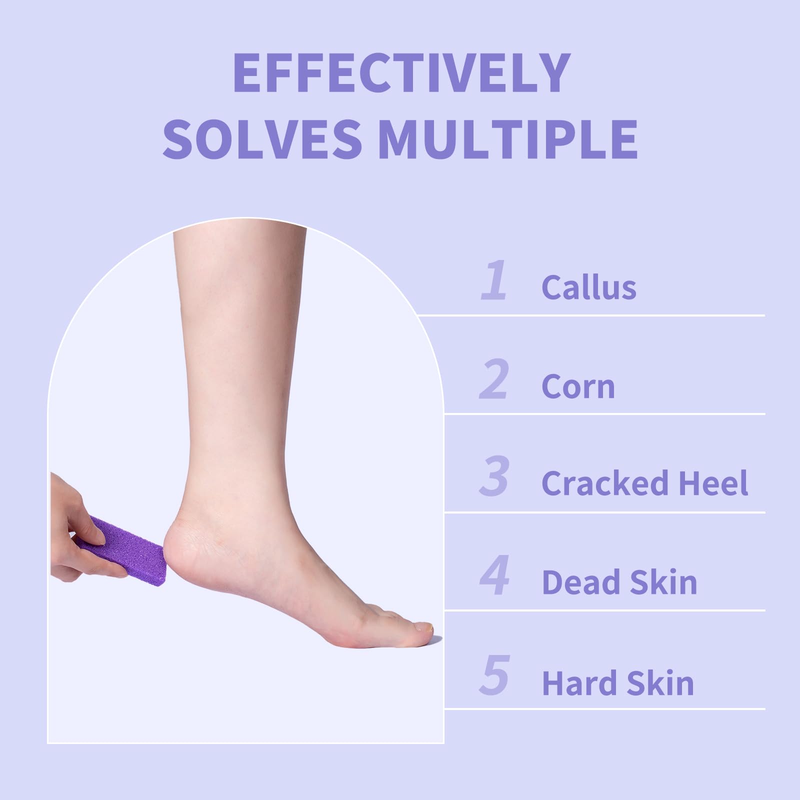 NOVAL pierre ponce pieds – utilisation domestique simple et efficace