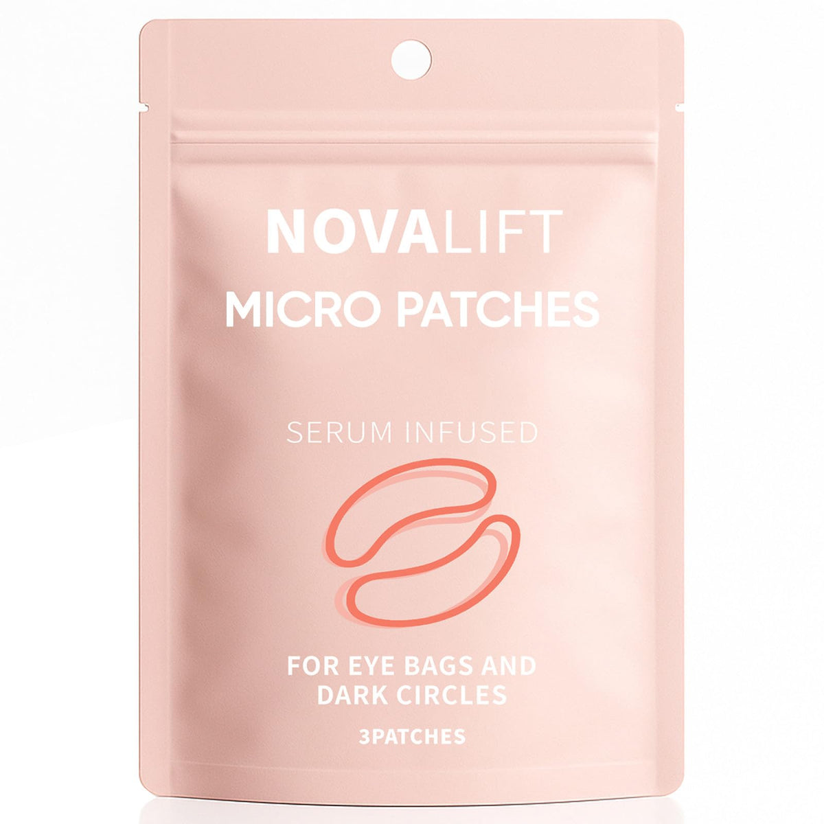 NOVALIFT patches-yeux micro-serum infusé, hydratation ciblée et soin rapide.