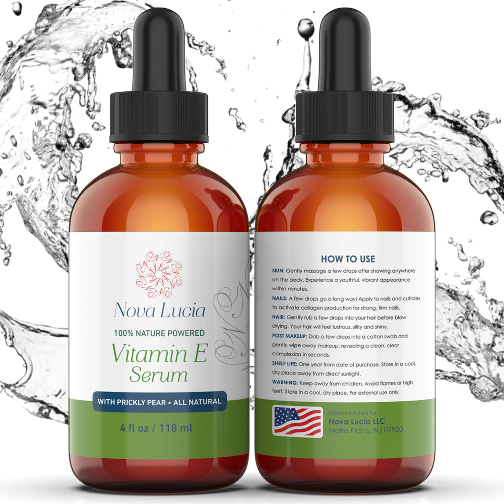 Nova Lucia huile vitamine E – soin des ongles et mains secs.