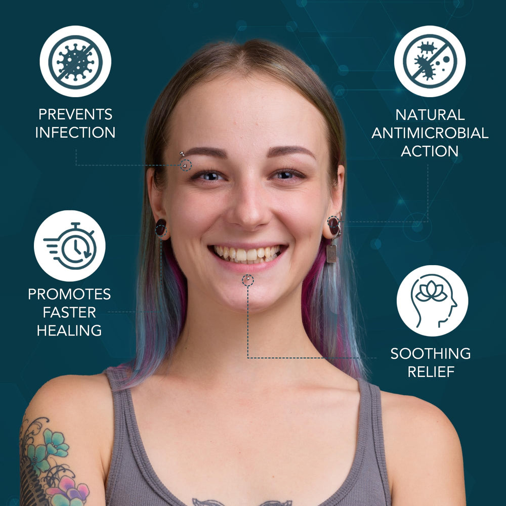 NOVEHA nettoyage zone piercing efficace autour du piercing