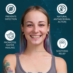 NOVEHA nettoyage zone piercing efficace autour du piercing