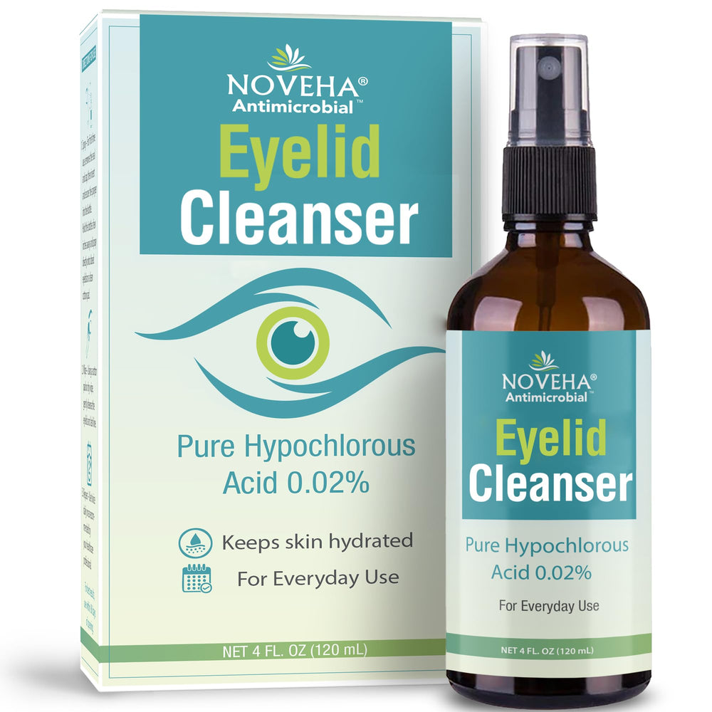 NOVEHA Spray Nettoyant Paupières, nettoyage doux pour les paupières.