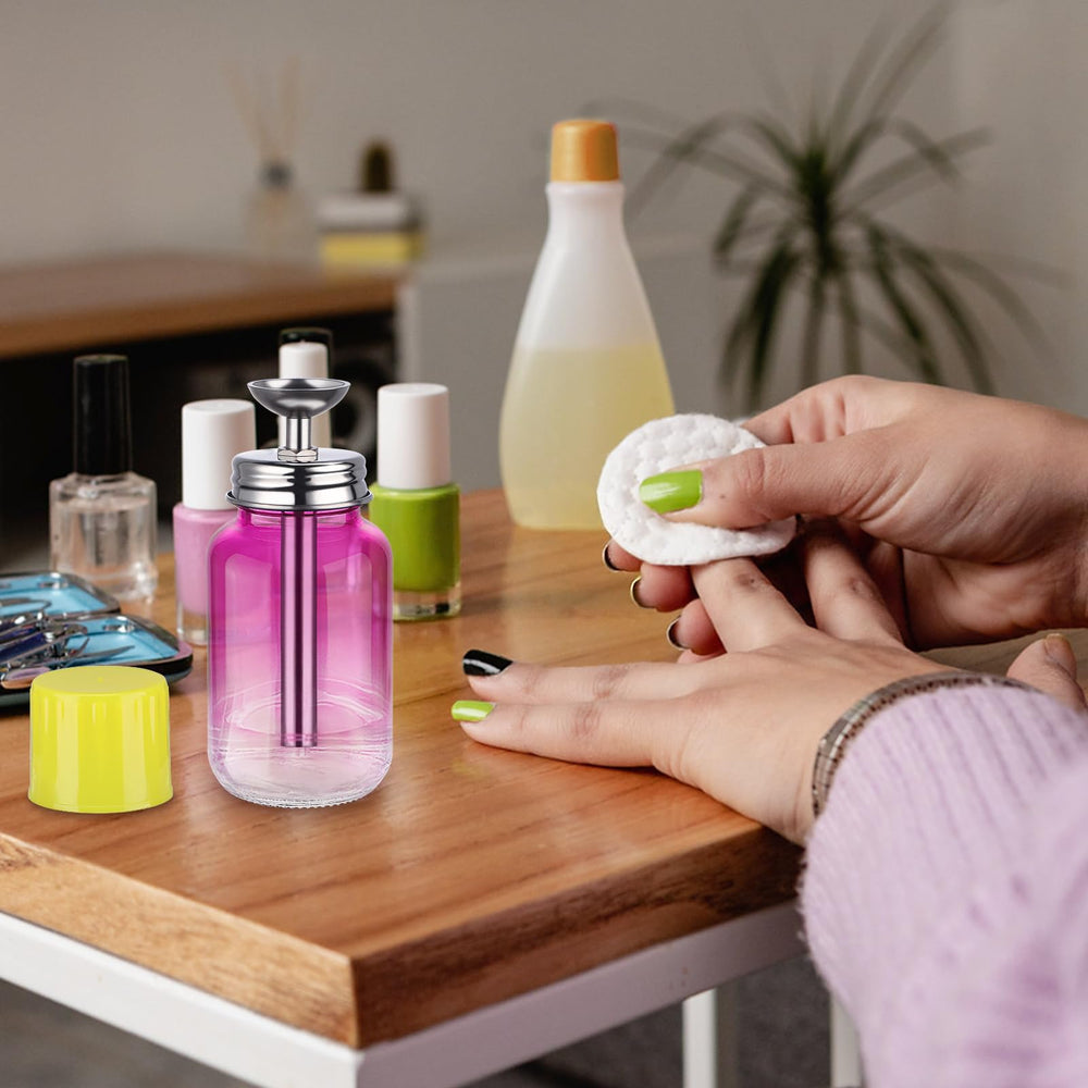Noverlife bouteille compacte, remplissage rapide pour dissolvant et démaquillant.