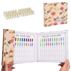 Noverlife carnet échantillons couleurs pour ongles, affichage clair des 120 teintes