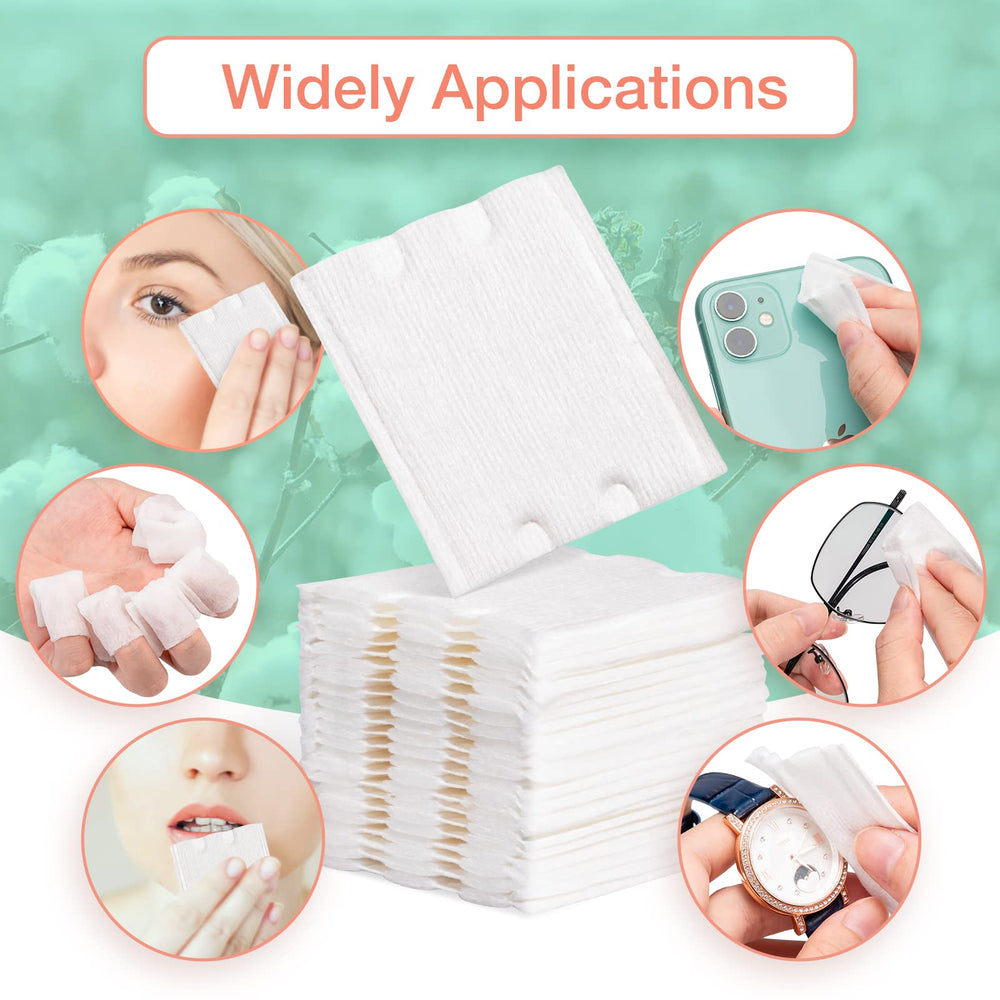 Noverlife carré coton visage exfoliation subtile pour peau lisse.