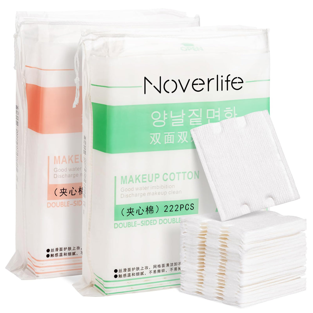 Noverlife côté lisse retient l eau pour démaquillage doux.