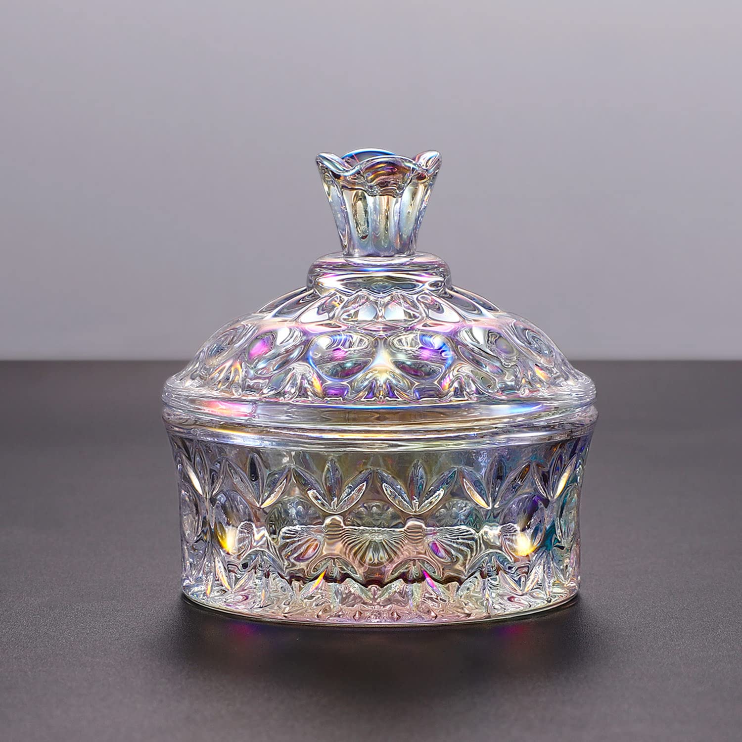 Noverlife bol dappen verre, surface gravée diamant irrégulier pour prise sûre.