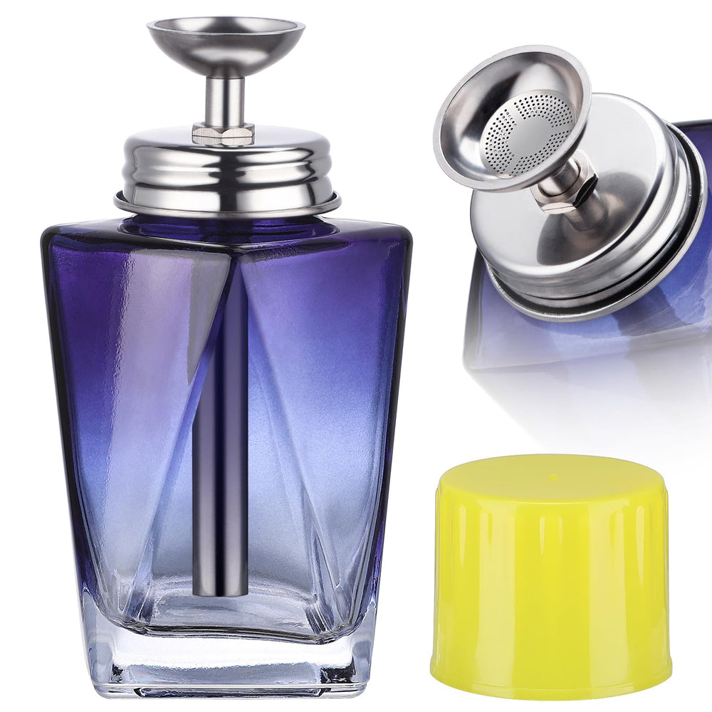 Noverlife design élégant sur bouteille en verre, rangement beauté et décoration.