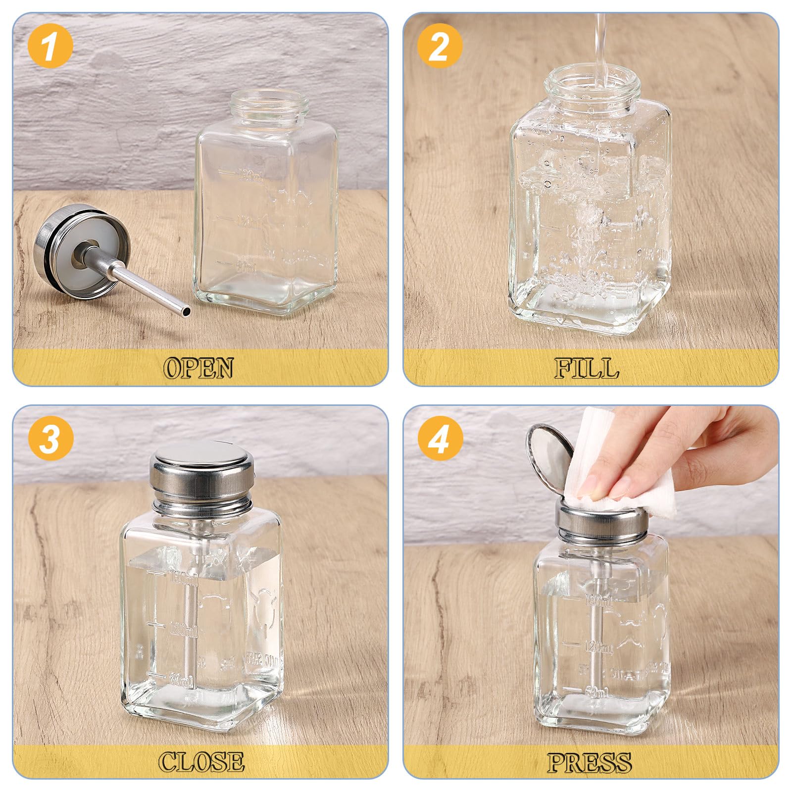 Distributeur de dissolvant Noverlife pratique pour les routines de manucure.