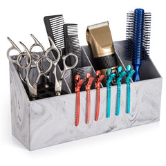 Noverlife organiseur-ciseaux-salon-marbre-grand facilite le rangement professionnel.