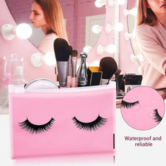 Pochette maquillage mini Noverlife imprimée, rangement compact et sûr.