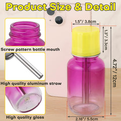 Noverlife pompe poussée sur bouteille en verre, dosage contrôlé pour démaquillant.