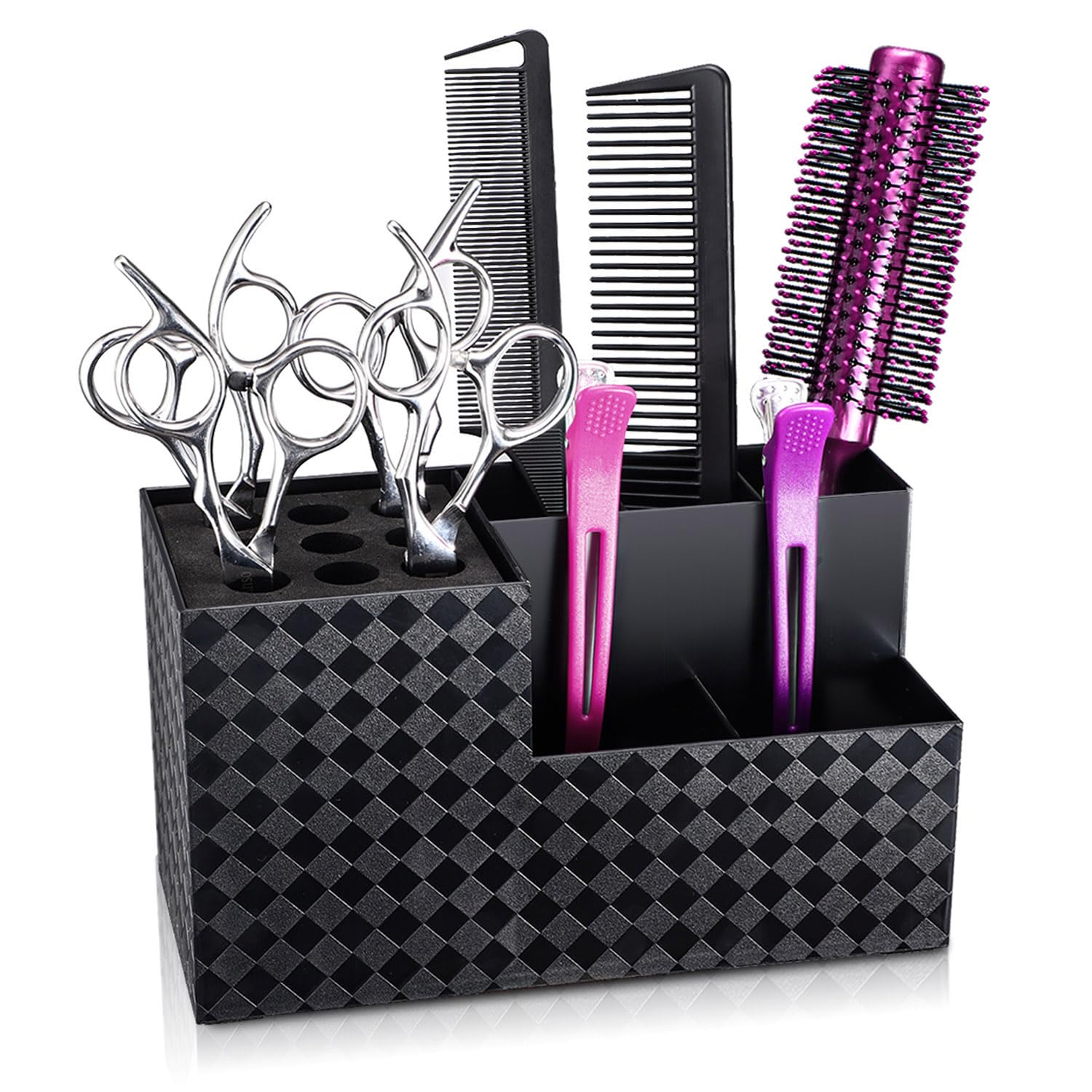 Rangement polyvalent Noverlife adapté à différents outils de coiffure