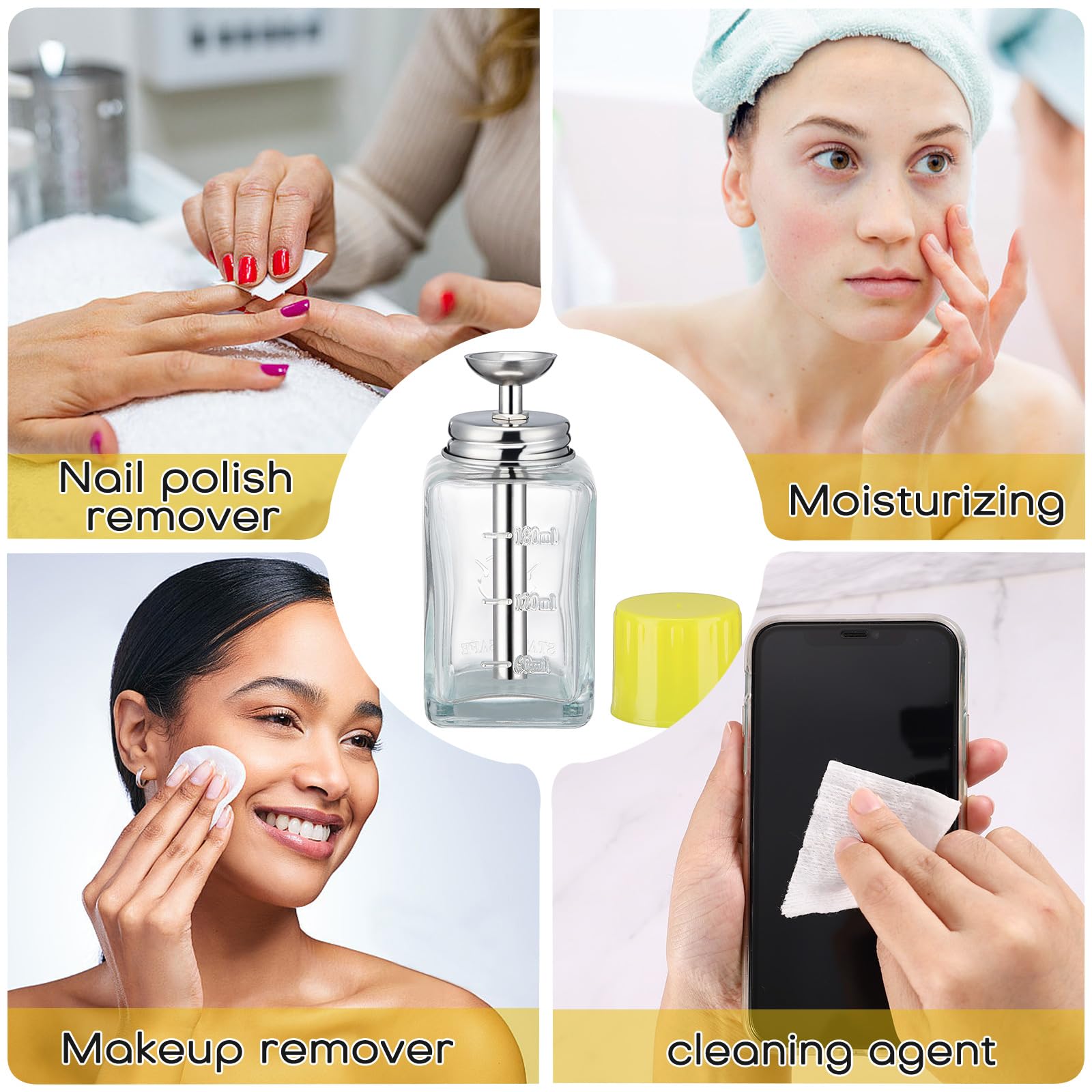 Noverlife station-manucure-pompe-verre: organisation efficace pour station beauté.