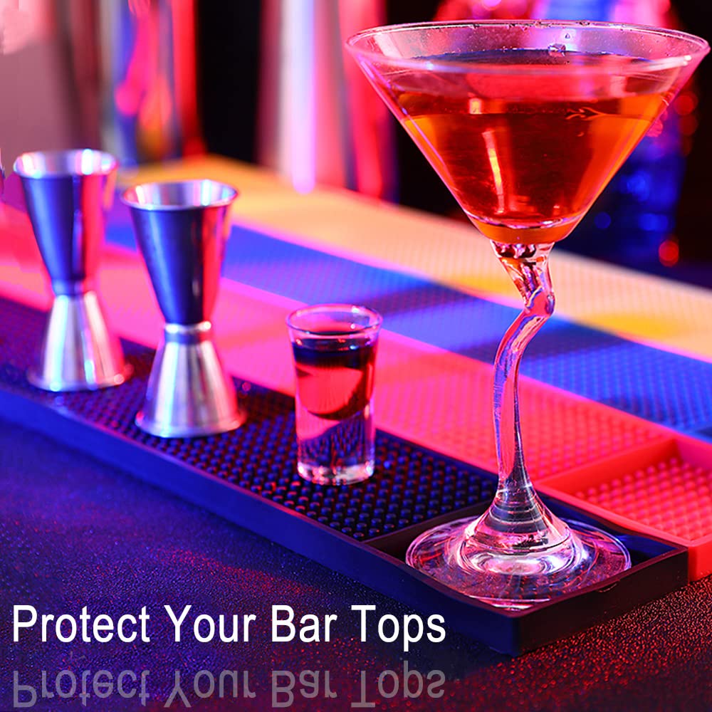 Tapis-bar Noverlife nettoyage rapide grâce au matériau non absorbant.