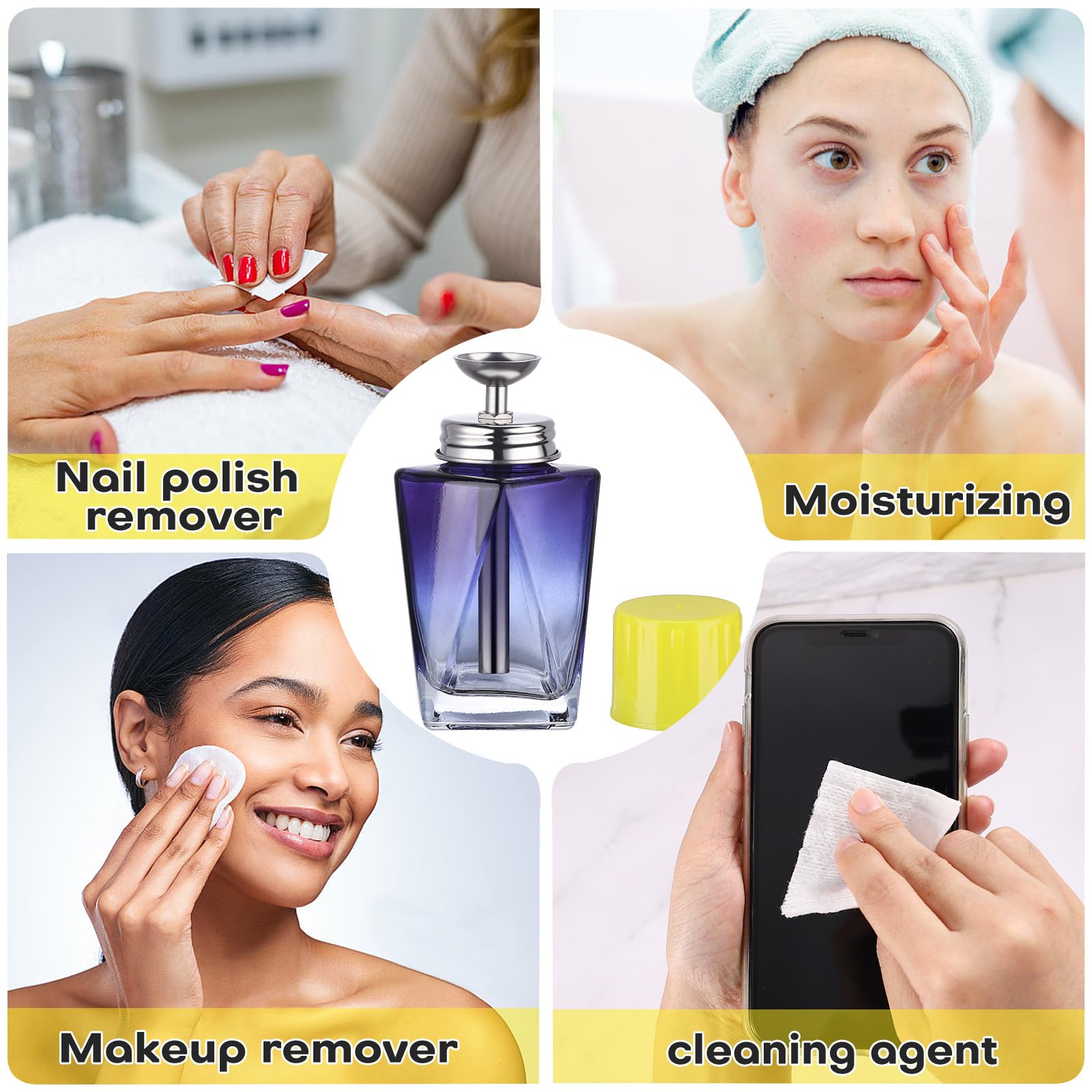 Noverlife utilisations multiples pour dissolvant, maquillage et démaquillant.