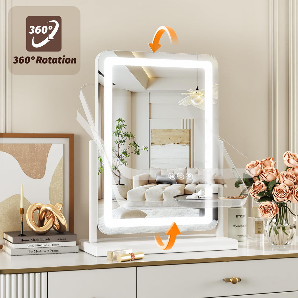 Novlux Miroir vanité idéal pour maquillage et soin du visage.