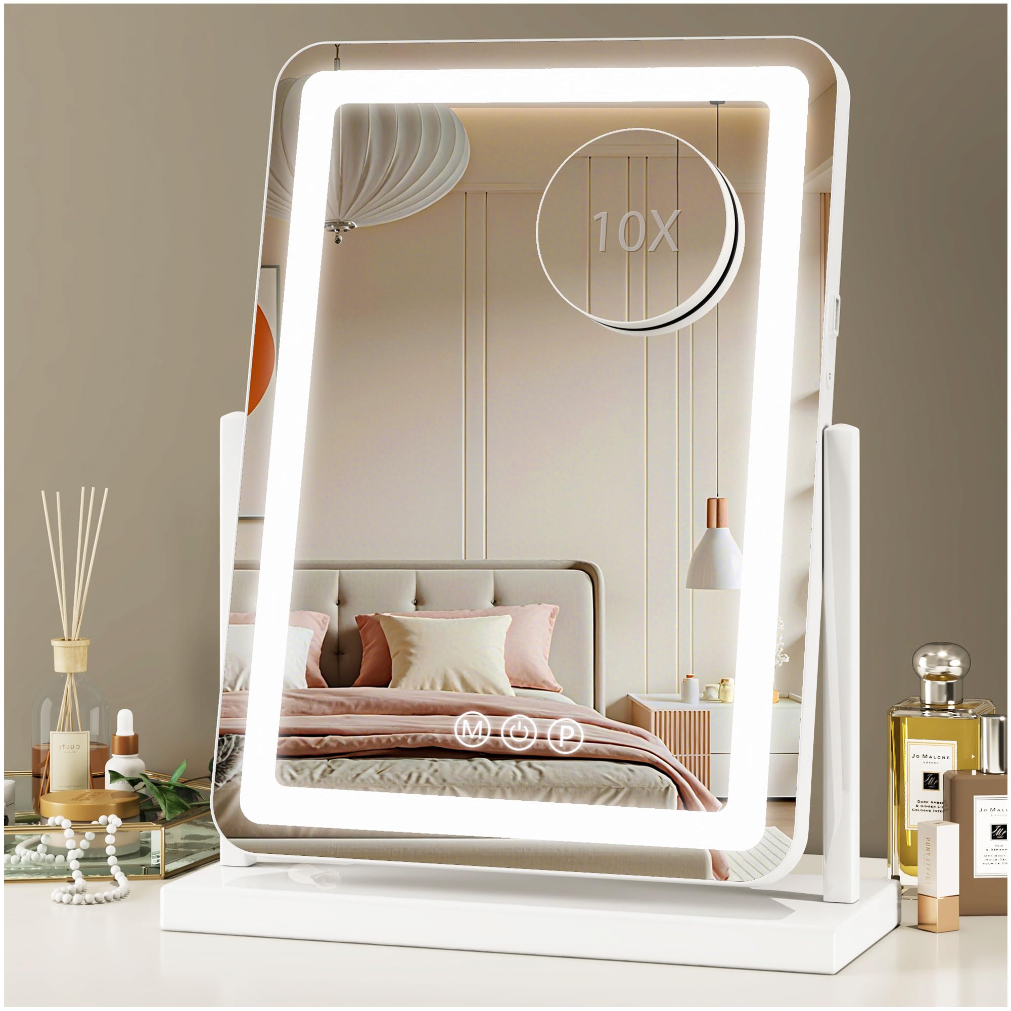 Novlux Miroir Vanité avec éclairage Hollywood pour un maquillage précis.