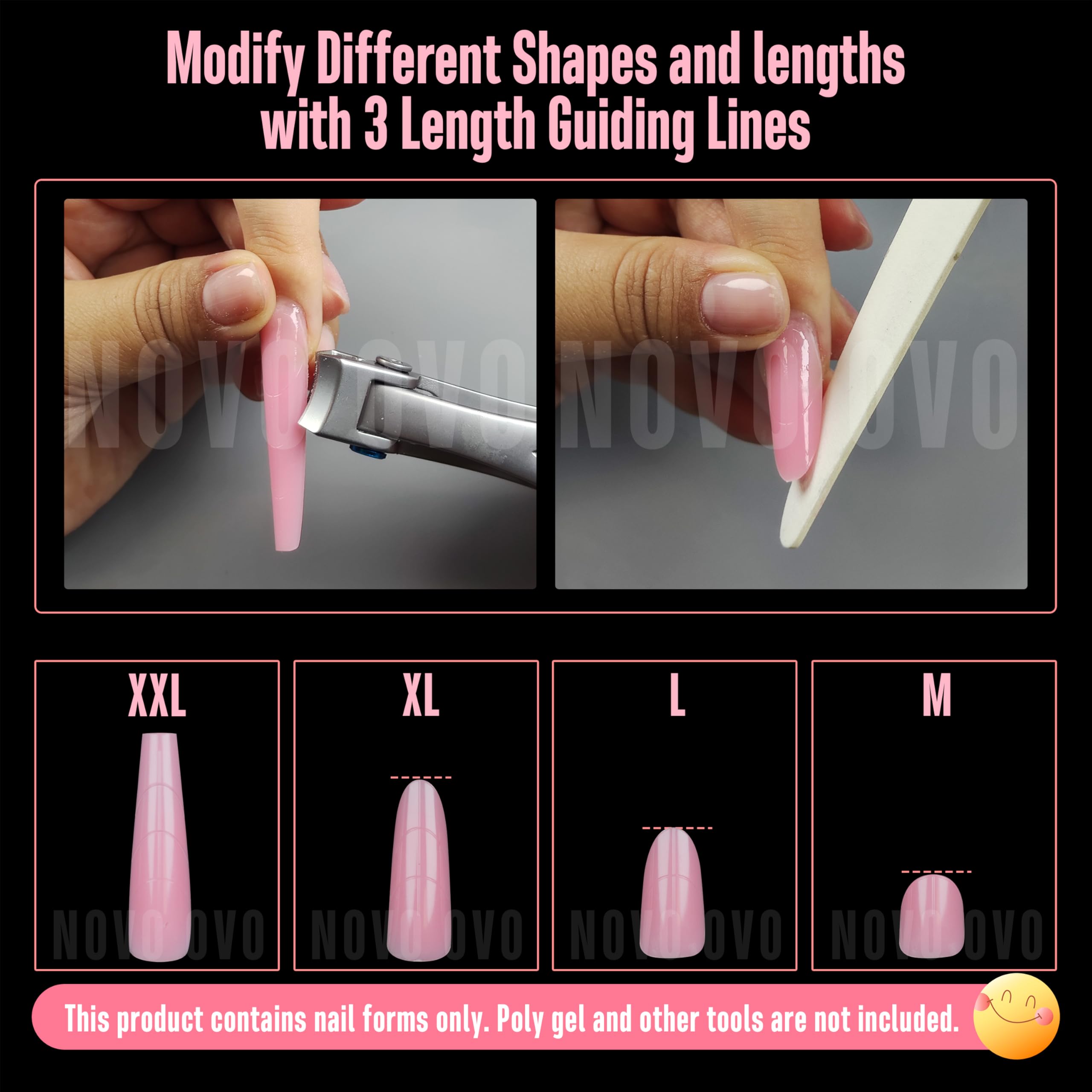 NOVO OVO quinze-tailles-duales-formes adaptées à toutes tailles