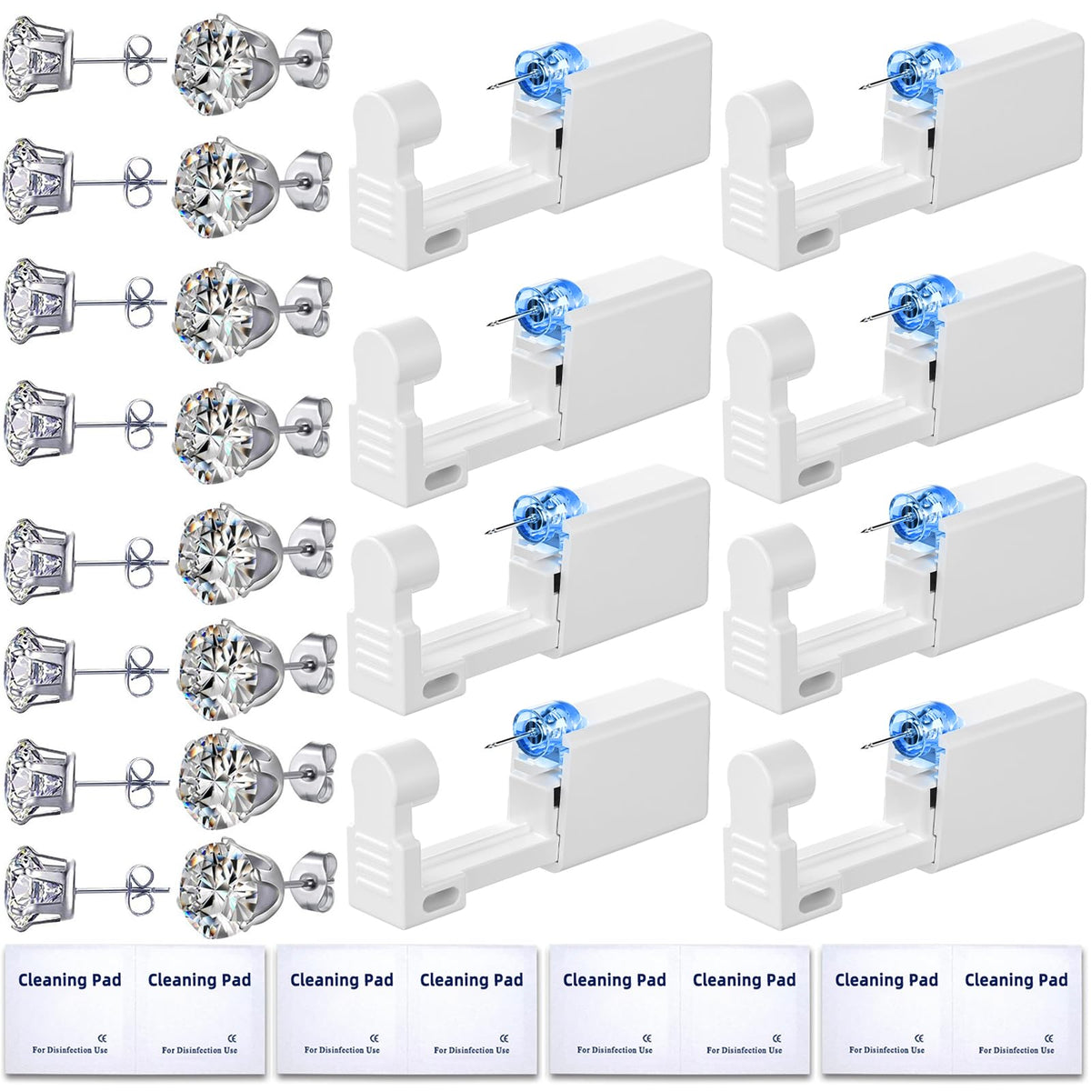 Novopiercing: ensemble pistolets piercing oreille pour usage rapide à domicile