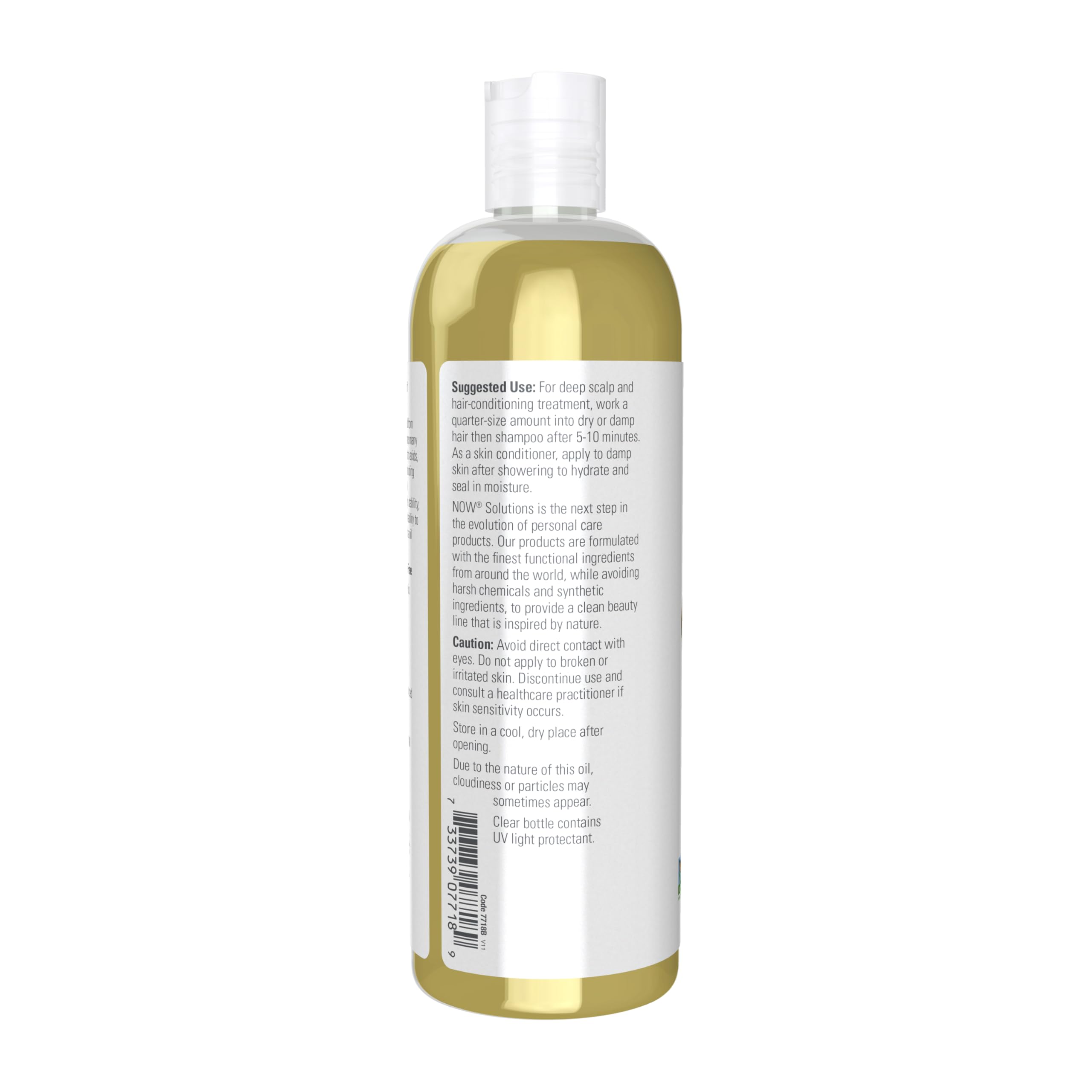 NOW Foods Jojoba Oil hydrate peau et cheveux pour une douceur naturelle.