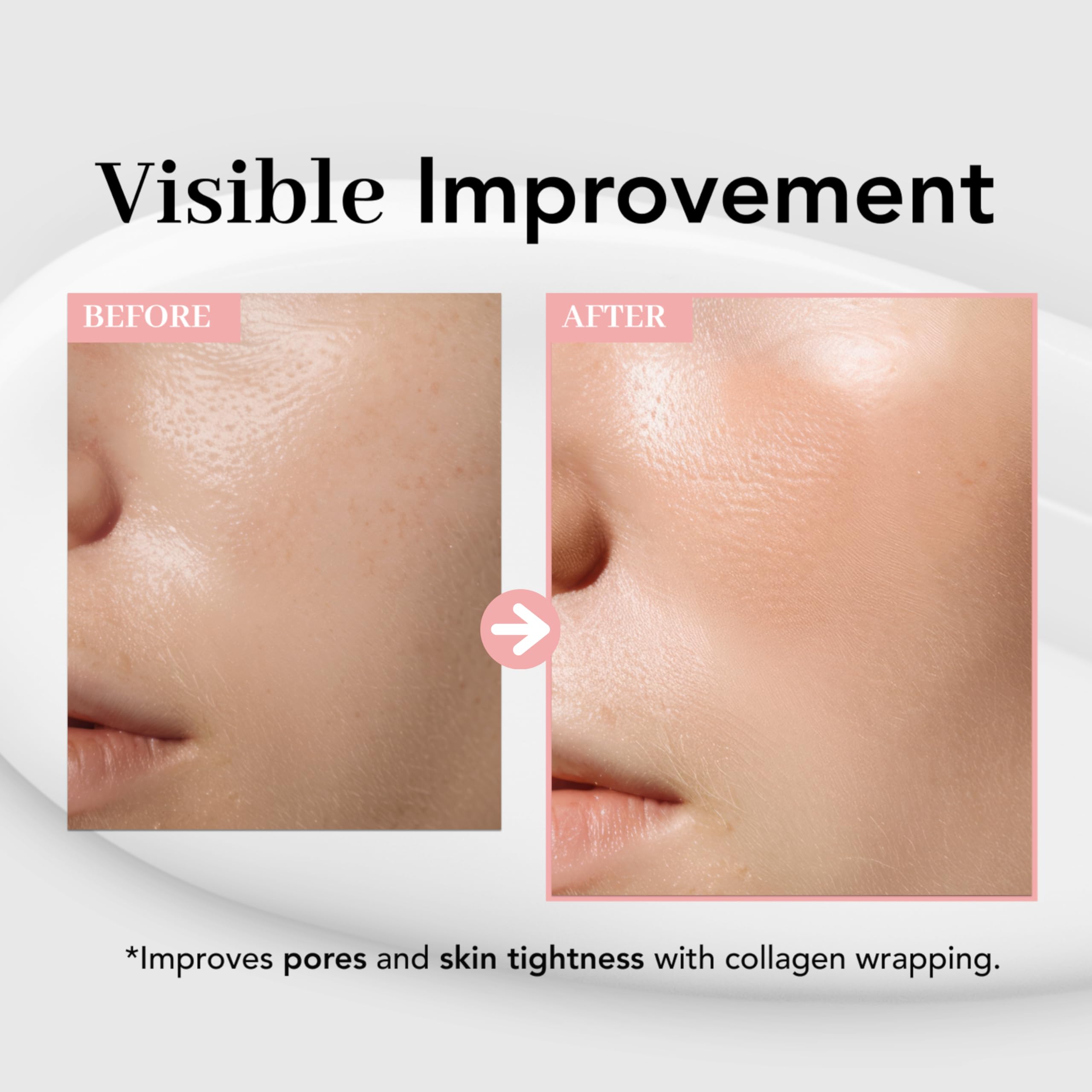 NOWATER Collagène 300da et 6 peptides – boost potentiel d'élasticité.