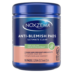 Noxzema cotons nettoyage triple emballage pratique pour une routine rapide