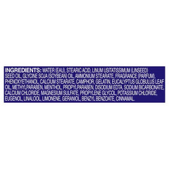 Noxzema application on the face during cleansing routine