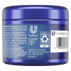 Cream spread on skin showing rich texture for cleansing