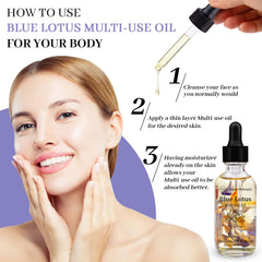 Bouteille 60 ml huile légère prête à hydrater