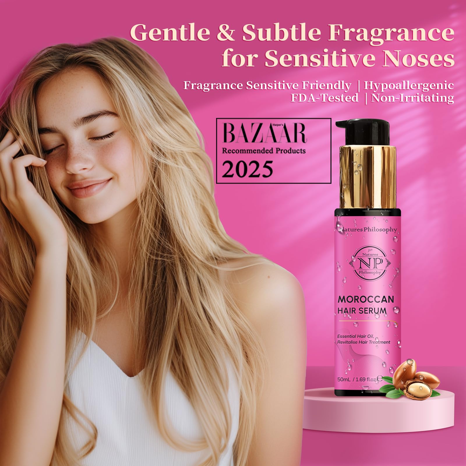 NP NATURES PHILOSOPHY nourrissant argan et olive pour l'hydratation.