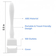 NSOSAUE Dermastamp utilisation homme femme, convient à tous types de barbe et cheveux.