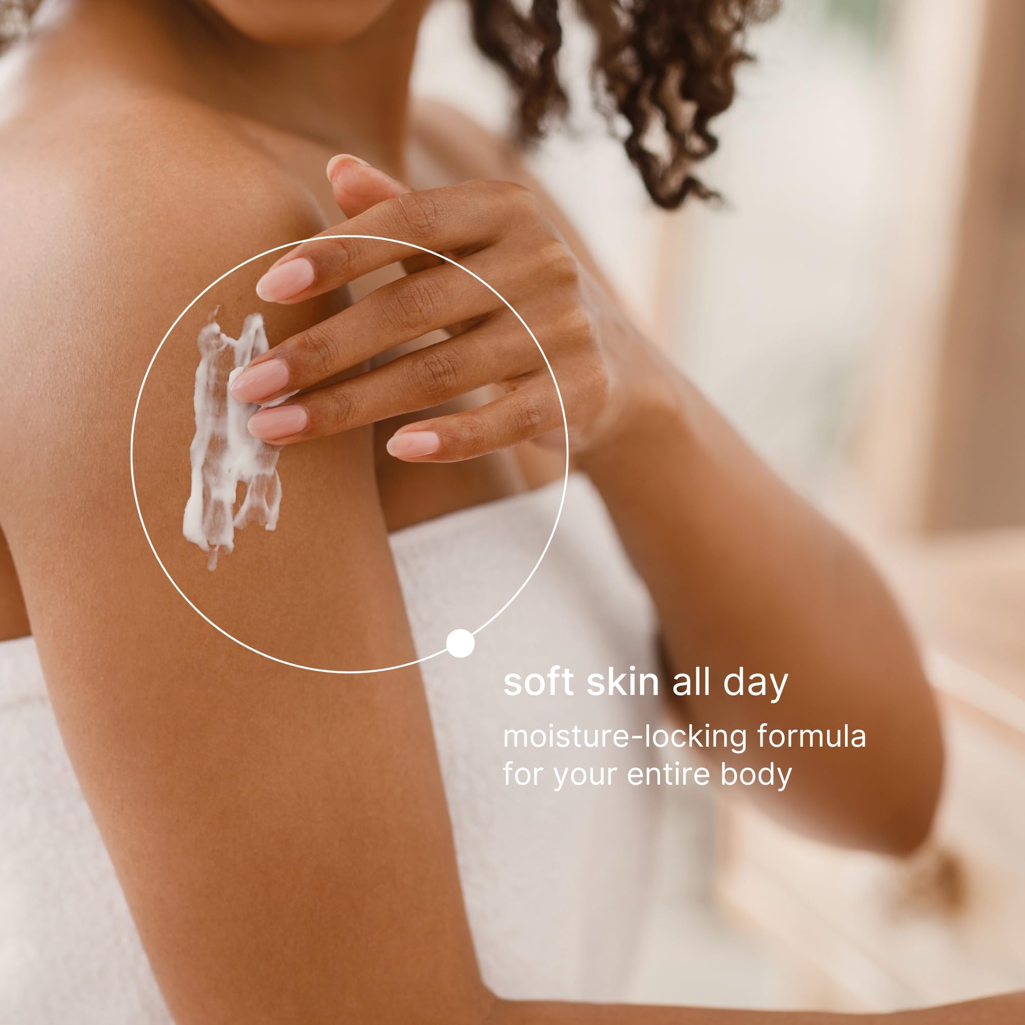 Nu Skin Body Smoother, texture légère, fini non gras.
