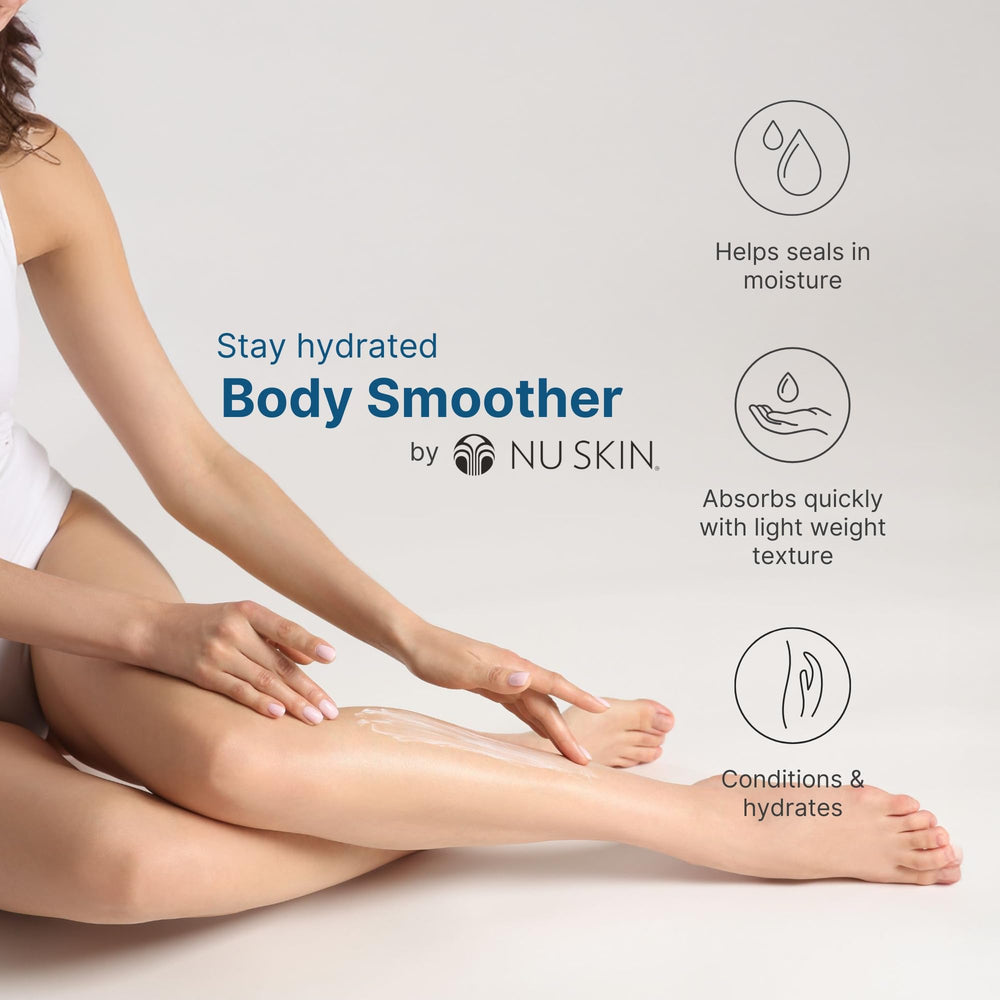 Nu Skin Body Smoother, aloe vera et algues nourrissent la peau en profondeur.