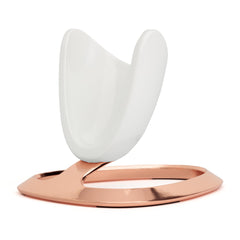 Nu Skin LumiSpa iO Stand – design compact pour gagner de l'espace sur étagères et comptoirs.
