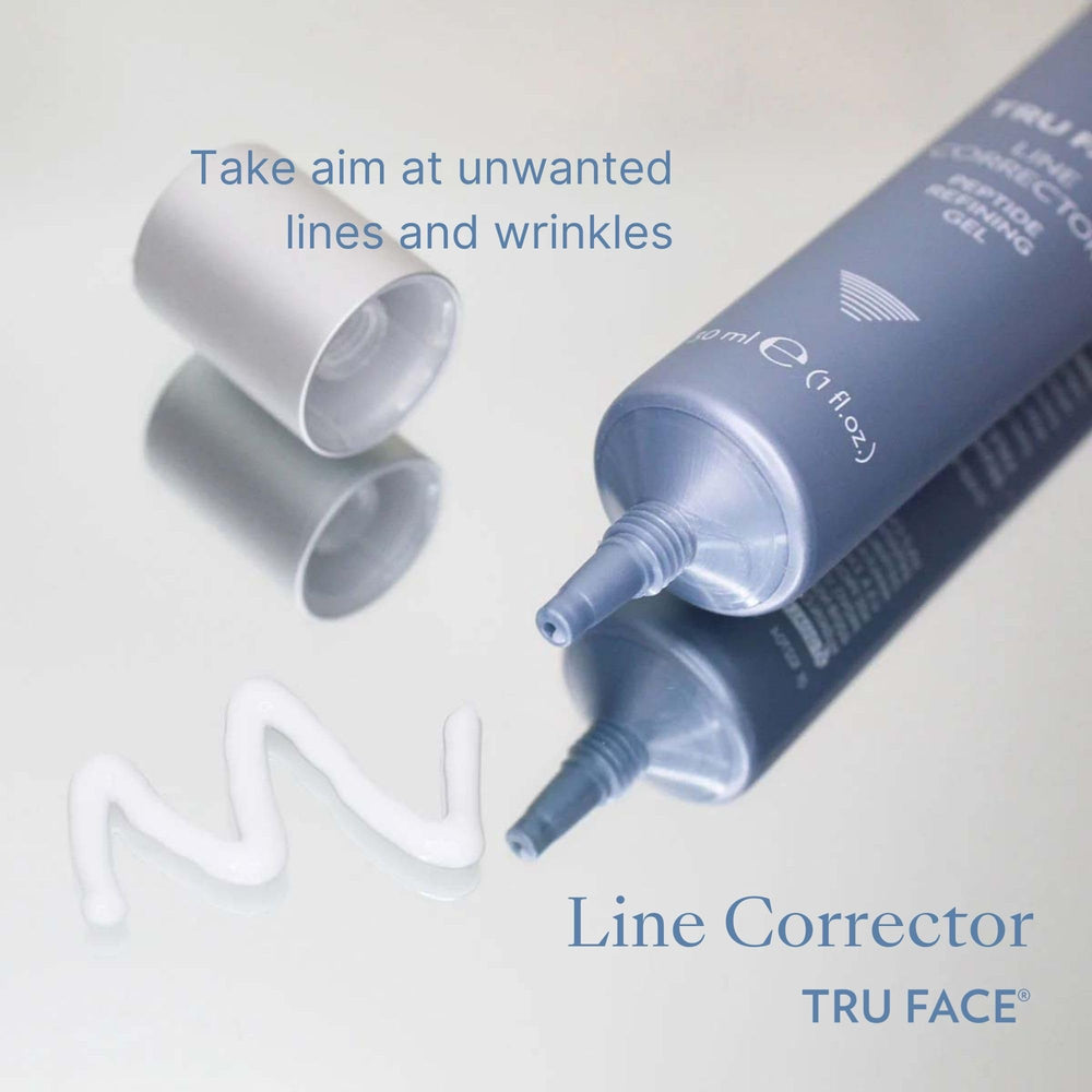 Tru Face Ligne Correcteur appliqué avant le maquillage pour un teint plus lisse
