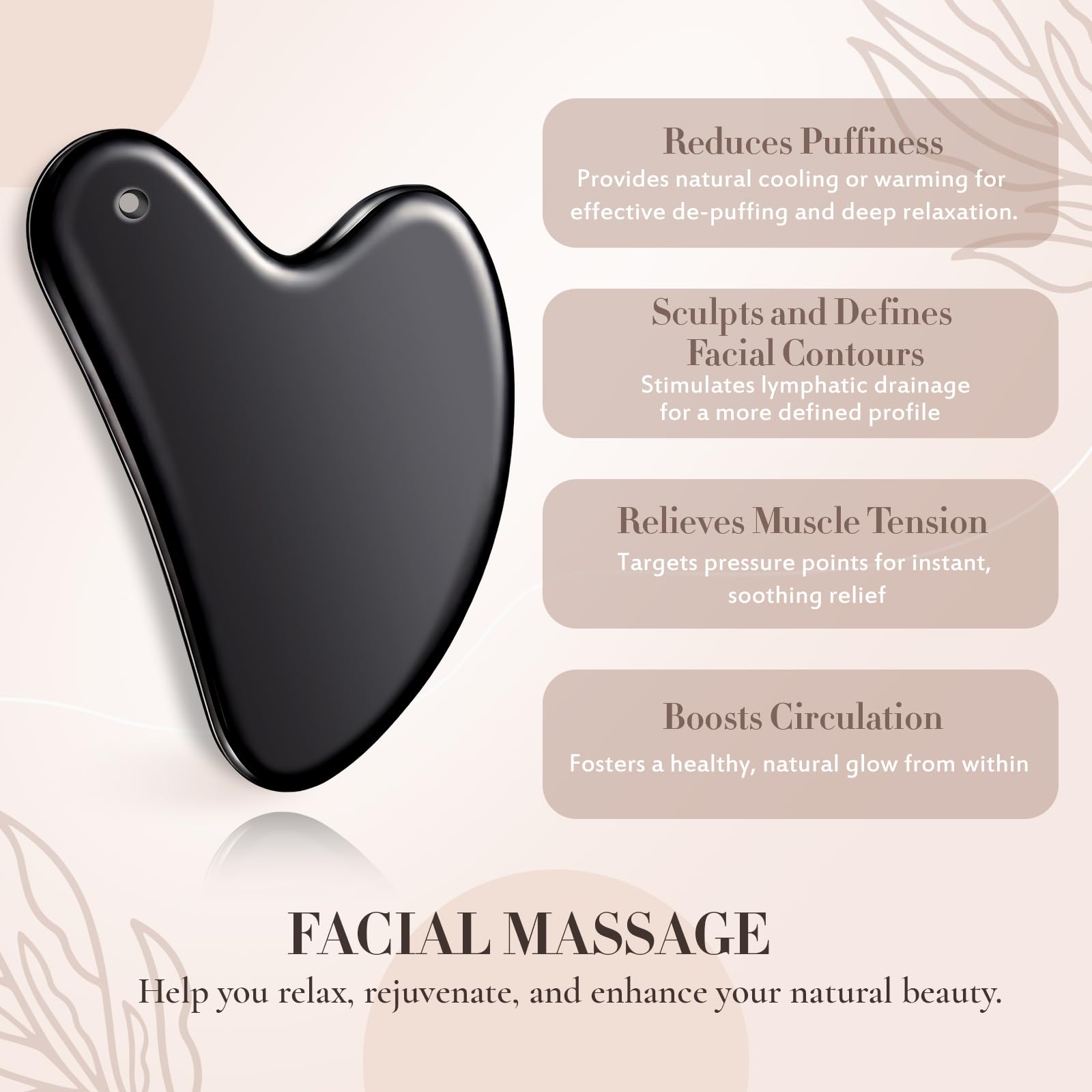 Nuanchu Gua Sha étui de voyage pratique pour déplacements